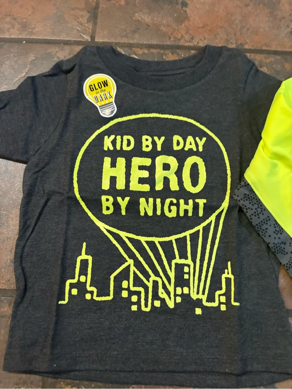 💜Sport 'Like A Boss' Neon Yellow Long-Sleeve Tee and short sleeve shirt